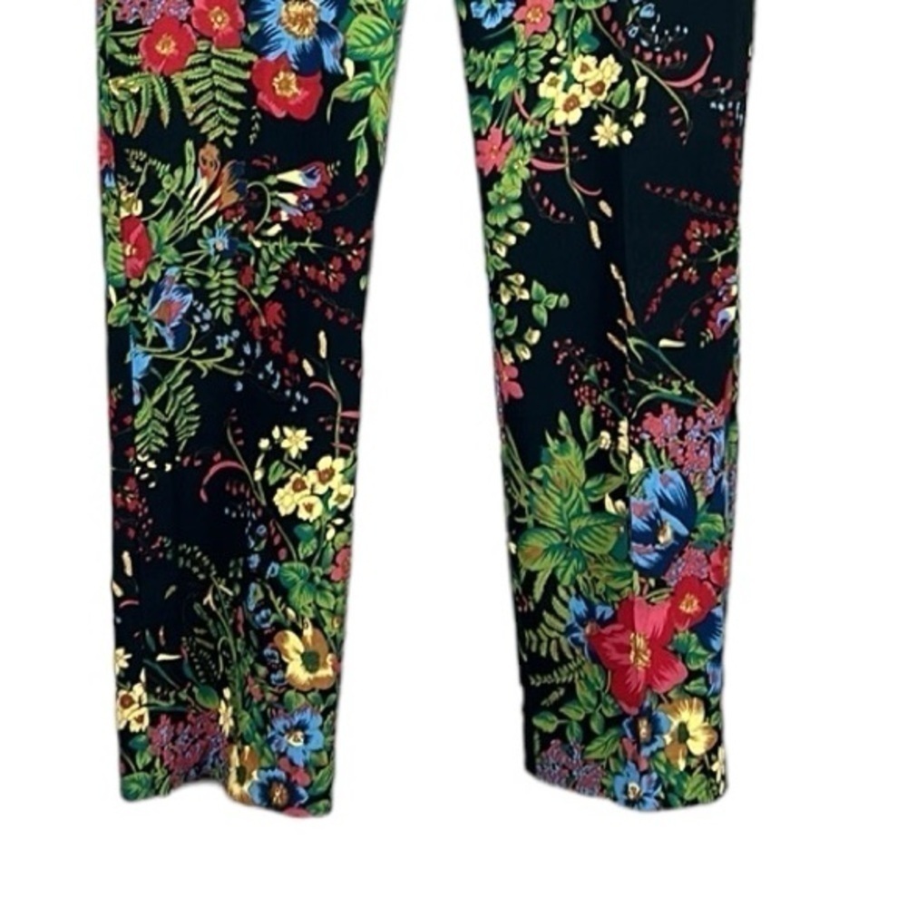 Joseph Ribkoff Tropical Floral Ponte Pants Size 8 - Picture 6 of 12
